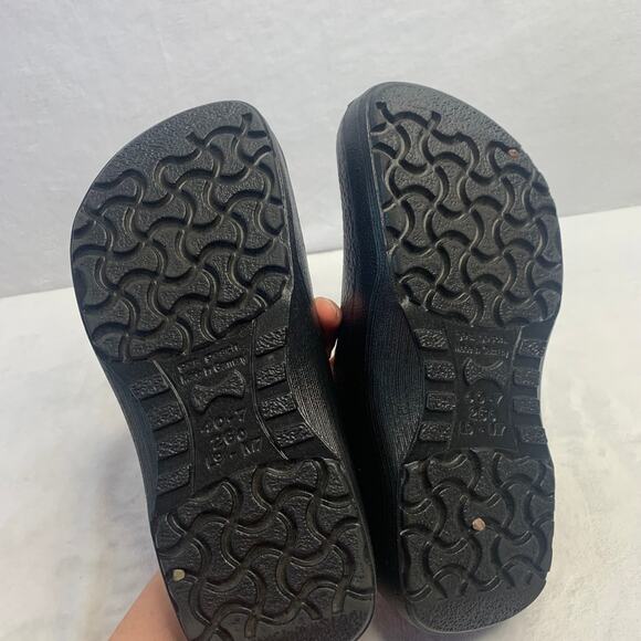 Birkenstock Womens 9 Mens 7 Profi-Birki Professional Work Clog Black Textured - Picture 8 of 9
